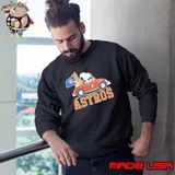 Peanuts Snoopy And Woodstock X Houston Astros October Driving Car Sweatshirt