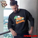 Peanuts Snoopy And Woodstock X Miami Hurricanes Driving Car Sweatshirt