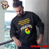 Pirates Baseball Funny Mascot Pittsburgh Fan 412 Steel City Yinzer Parrot Sweatshirt