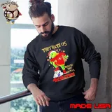 San Francisco 49ers x Grinch They hate us because they ain’t us helmet Sweatshirt