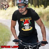 Santa Claus Deck Valhalla With Skulls Of Glory Ugly Merry Christmas Unisex