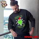 Santa Grinch drink up Grinches Christmas shirt