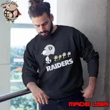 Snoopy And Woodstock Oakland Raiders Sweatshirt
