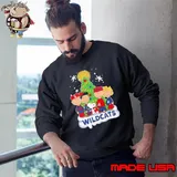 Snoopy The Peanuts Arizona Wildcats Christmas Sweatshirt
