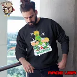 Snoopy The Peanuts Hawaii Rainbow Warriors Christmas Sweatshirt