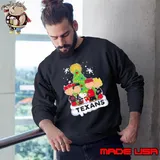 Snoopy The Peanuts Houston Texans Christmas Sweatshirt