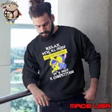 Stitch And Pokemon Pikachu Relax We’re All Crazy Dollar General It’s Not A Competition Sweatshirt