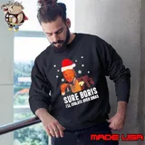 Sure I’m Not Going Out Christmas Jumper Leonardo Dicaprio Xmas Sweatshirt