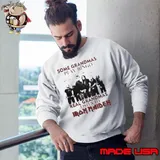 plaid some grandmas play bingo real grandmas listen to iron maiden signature Sweatshirt