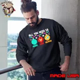 All You need is Peace love Miami Dolphins Merry Christmas light shirt
