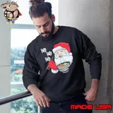 Awesome Santa Claus Eats Noodles Merry Christmas shirt