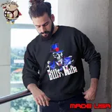 Bills Mafia Skull Smoking Football Shirt