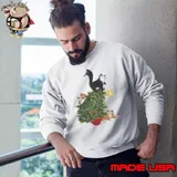 Cat Christmas Tree Shirt