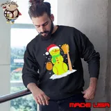 Christmas Snowman Softball Pitcher Xmas Softball Shirt