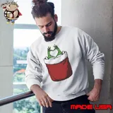 Funny Pocket Grinch heart hand shirt