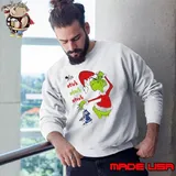 Grinch stink stank stunk chucks and pearls Kamala Christmas shirt
