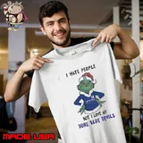 I Hate People But I Love My Duke Blue Devils Grinch Merry Christmas Unisex