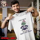 I Hate People But I Love My Kansas State Wildcats Grinch Merry Christmas Unisex