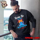 Rockin The Cat Mom Grandma Life Sweatshirt