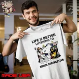 Snoopy life is better listening to Bruce Springsteen Shirt