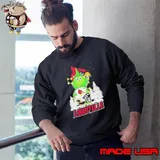The Grinch Hug Louisville Cardinals Helmet Christmas Shirt