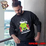 The Grinch Love Heart 2024 Nevada Wolf Pack Football Christmas Shirt