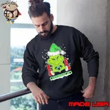 The Grinch Love Heart 2024 Oregon Ducks Football Christmas Shirt