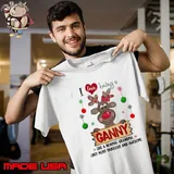 Xmas Reindeer I Love Being A Ganny Like A Normal Grandma Only More Fabulous And Awesome Merry Christmas And Happy New Year T-Shirt