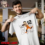 Zachary Card 12 Oregon State Beavers Caricature Signature Unisex