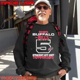 Buffalo Bills 5 Straight AFC East Division Championships Sweatshirt