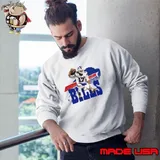 Buffalo Bills Josh Allen hurdle art Sweatshirt