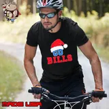 Buffalo Christmas Santa hat go football Unisex