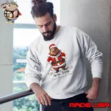 Capybara Santa Claus I’m fine it’s fine Christmas lights Sweatshirt