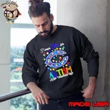 Chicago Bears I wear blue for Autism accept understand love Sweatshirt