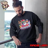 Christmas African Santa They Not Like Us Merry Christmas Day Sweatshirt