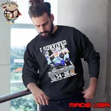 Dallas Cowboys I Survived The Fourth Quarter Chaos Sweatshirt
