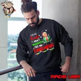 Dear Santa I Wasn't Naughty That Was Fake News Christmas Trump 47 Sweatshirt
