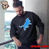 Detroit Cat mashup Detroit Lions logo shirt