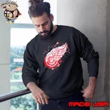 Detroit Red Wings Snow Logo Shirt