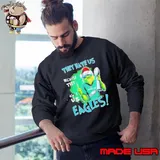 Eagles Super Bowl Grinch Christmas they hate us because they aint us shirt