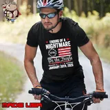 Ending of a nightmare we the people Trump inauguration day 2025 american flag T-Shirt