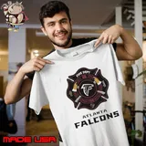 Firefighter Appreciation Atlanta Falcons Logo Shirt