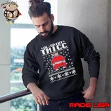 Funny Ol Saint Thicc Christmas Sweatshirt