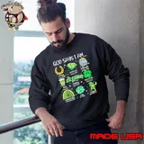 God Say I'm Strong Accepted Redeemed Bold St. Patrick Day Sweatshirt