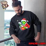 Grinch Kansas City Chiefs holding NFL cup 2024 Sweatshirt