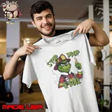 Grinch fireman stop drop and roll Merry Christmas Unisex