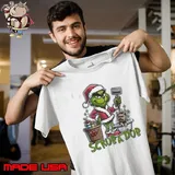 Grinch pet sitter scrub a dub Merry Christmas Unisex