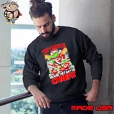 Grinch player Kansas City Chiefs they aint us they hate us Christmas Sweatshirt