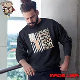 I'm into fitness fit'ness deer in my freezer american flag Sweatshirt