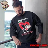 Just a teacher who loves Georgia Bulldogs shirt
